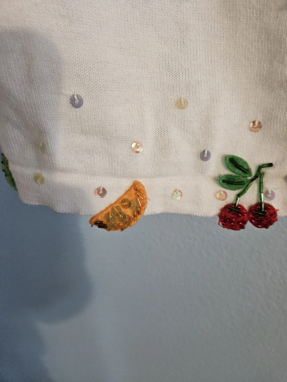 Jack B. Quick White Embellished Flamingo Cardigan